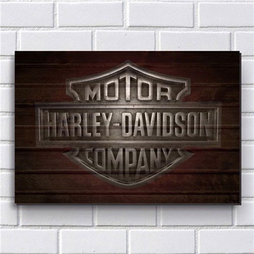 Placa Decorativa em Mdf com 20X30cm - Modelo P180 - Harley - Davidson