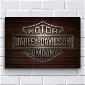 Placa Decorativa em MDF com 20x30cm - Modelo P180 - Harley - Davidson
