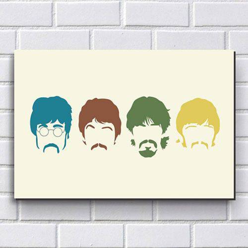 Placa Decorativa em Mdf com 20x30cm - Modelo P184 - The Beatles