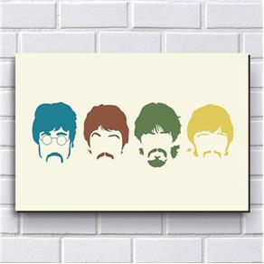 Placa Decorativa em MDF com 20x30cm - Modelo P184 - The Beatles