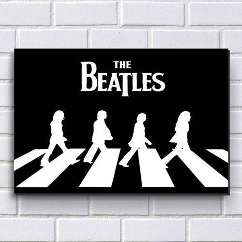 Tudo sobre 'Placa Decorativa em Mdf com 20x30cm - Modelo P186 - The Beatles'