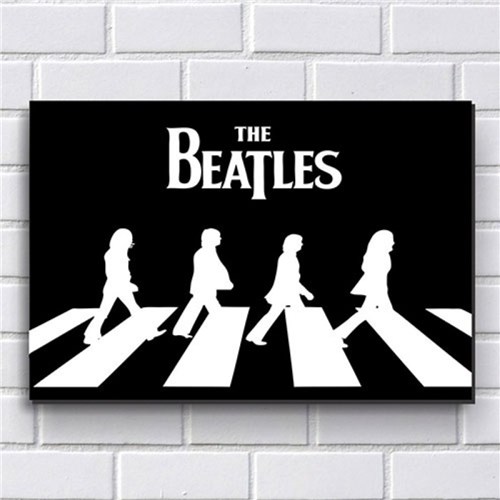 Placa Decorativa em Mdf com 20X30cm - Modelo P186 - The Beatles