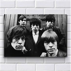 Placa Decorativa em MDF com 20x30cm - Modelo P187 - The Rolling Stones