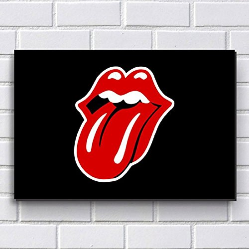 Placa Decorativa em MDF com 20x30cm - Modelo P189 - The Rolling Stones