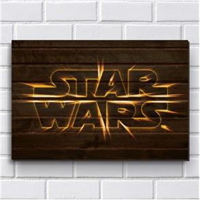 Placa Decorativa em MDF com 20x30cm - Modelo P403 - Star Wars