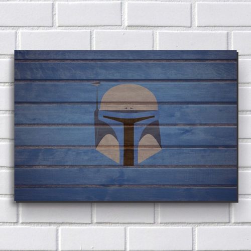 Placa Decorativa em Mdf com 20x30cm - Modelo P81 - Star Wars