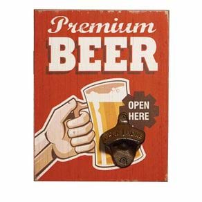 Abridor de Garrafa de Parede Premium Beer