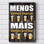 Placa Decorativa - Frases de Boteco - Cerveja P648