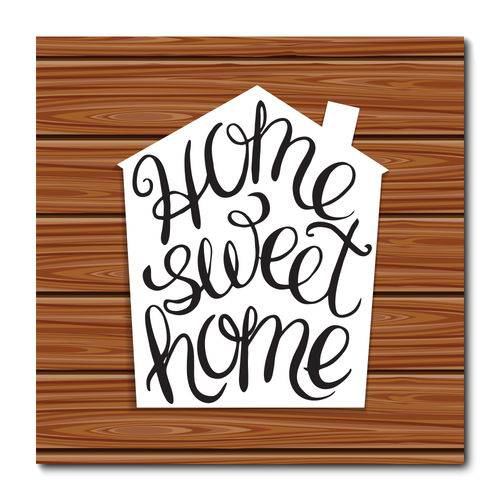 Placa Decorativa - Home Sweet Home - 2064plmk