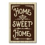 Placa Decorativa - Home Sweet Home - 0868plmk