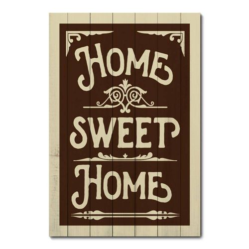 Placa Decorativa - Home Sweet Home - 0868plmk