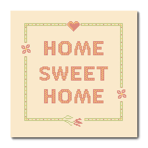 Placa Decorativa - Home Sweet Home - 1798plmk