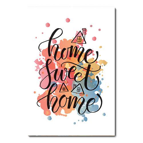 Placa Decorativa - Home Sweet Home - 1384plmk