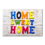 Placa Decorativa - Home Sweet Home - 1202plmk