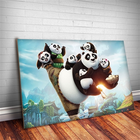 Placa Decorativa Kung Fu Panda 3