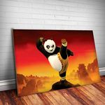 Placa Decorativa Kung Fu Panda 12