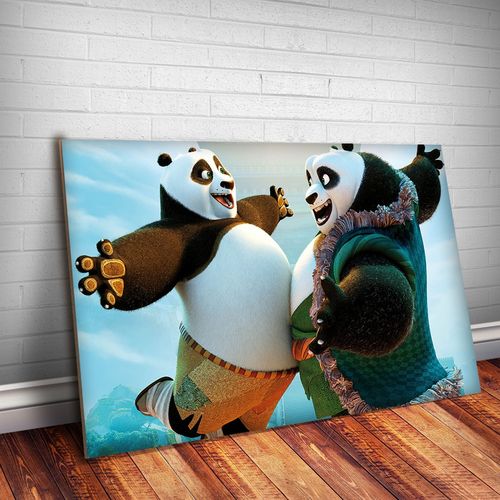 Placa Decorativa Kung Fu Panda 4