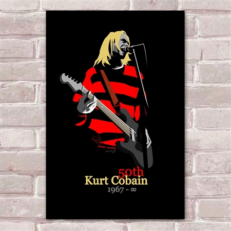 Placa Decorativa Kurt Cobain 20