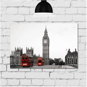 Placa Decorativa MDF Foto Londres Big Ben