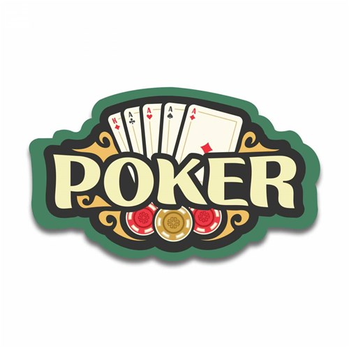 Placa Decorativa MDF - Poker - H-010-P