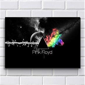 Placa Decorativa - Modelo P194 - Pink Floyd 30X20Cm em Mdf