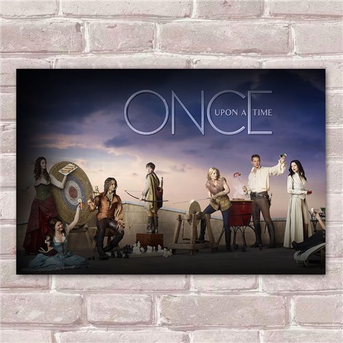 Placa Decorativa Once Upon a Time 02