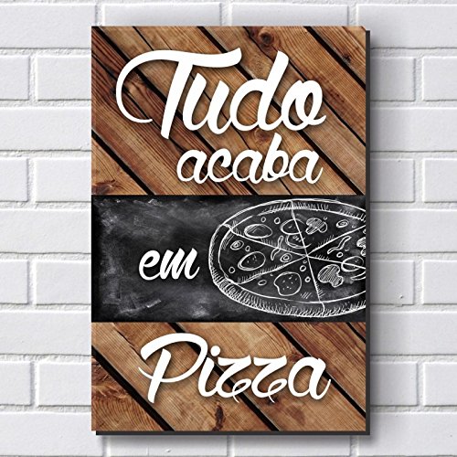 Placa Decorativa - Pizza - Pizzaria - P578