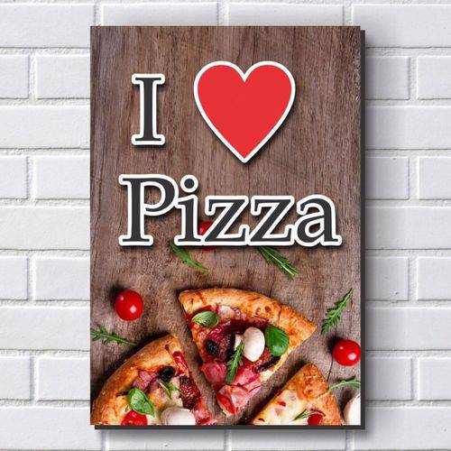 Placa Decorativa - Pizza - Pizzaria - P595