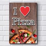 Placa Decorativa - Pizza - Pizzaria - P595