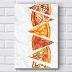 Placa Decorativa - Pizza - Pizzaria - P630 30X20Cm Em Mdf