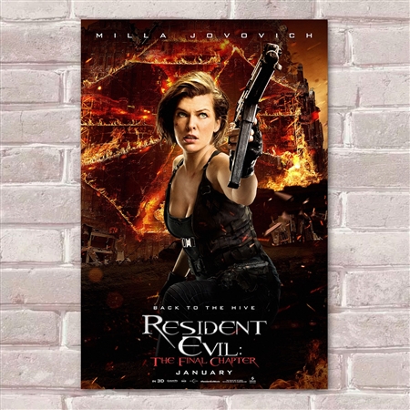 Placa Decorativa Resident Evil 20