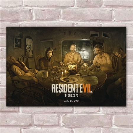 Placa Decorativa Resident Evil 12