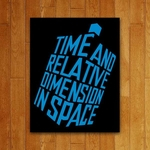 Placa Decorativa Séries - Time And Space