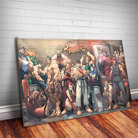 Placa Decorativa Street Fighter 3