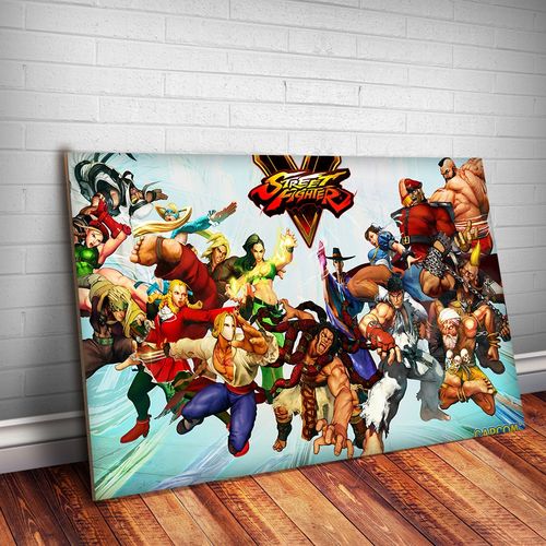 Placa Decorativa Street Fighter 6