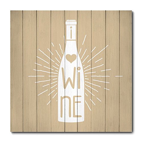 Placa Decorativa - Vinho - 0844plmk