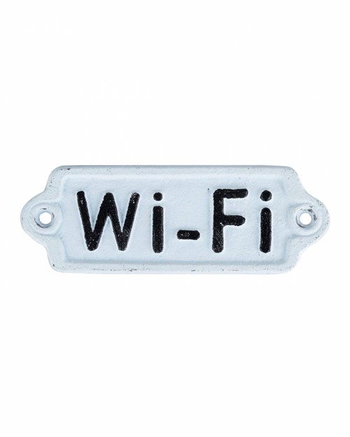 Placa Decorativa Wi-Fi