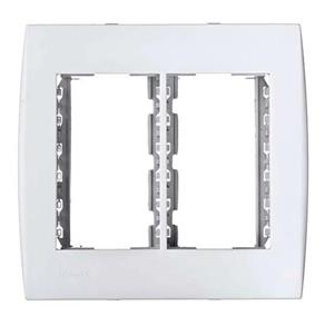 Placa Espelho 4X4 para 6 Módulos Ilus Siemens Branco