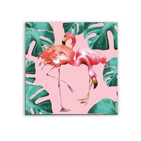 Placa Flamingos Adam`s Rib 41x41cm - Estúdio 87