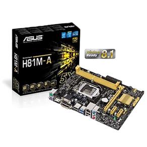Placa Mãe Asus H81M-A/BR - Intel 1150, DDR3, HDMI, VGA, DVI, USB 3.0, Ultra HD 4K