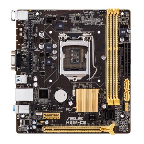 Placa Mãe Asus Intel H81m-Cs/Br Intel 1150, Svr, Ddr3