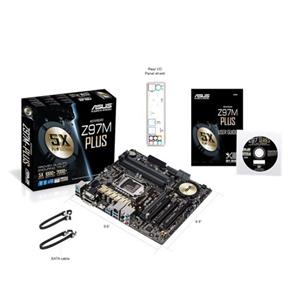 Placa Mãe Asus Intel Z97M-PLUS/BR - Intel 1150, DDR3, USB3.0, HDMI