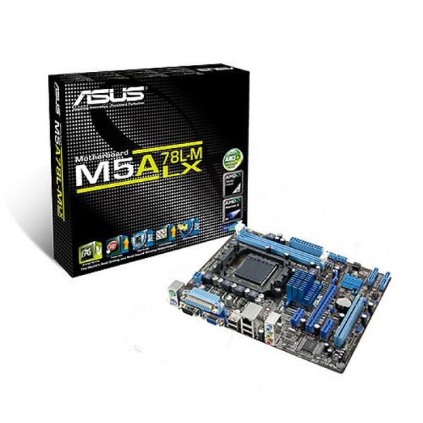 Placa Mãe Asus M5A78L-M LX /BR P/ AMD AM3+ C/ Anti Surge, Core Unlocker, Turbo Key