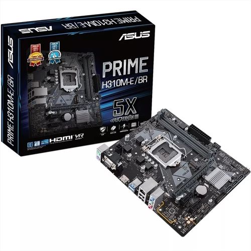 Tudo sobre 'Placa-mãe Asus P/ Intel 1151 Prime H310m-e/br 2xddr4 Matx 90mb0y30-c1bay0'