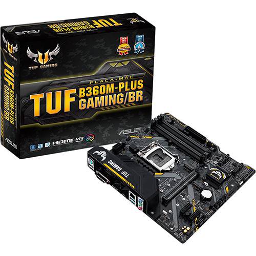 Tudo sobre 'Placa-Mãe Asus para Intel Lga 1151 Matx Tuf B360m-plus Gaming/br, Ddr4'