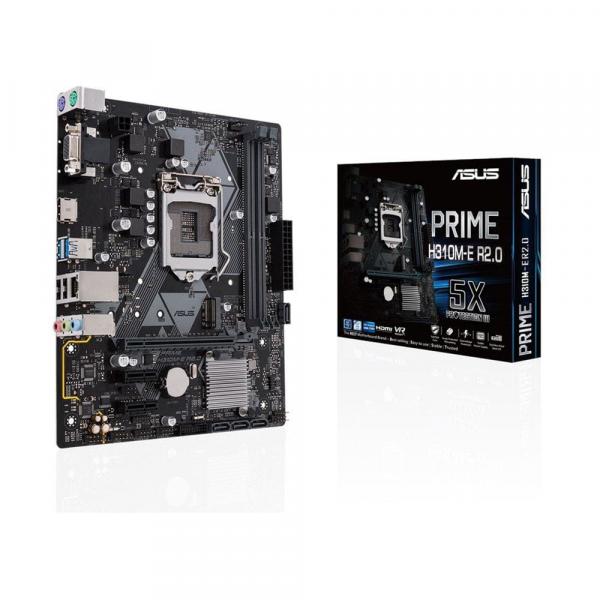 Placa-Mãe Asus (PRIME H310M-E R2.090MB11X0-C1BAY0) Intel 1151 DDR4 MATX