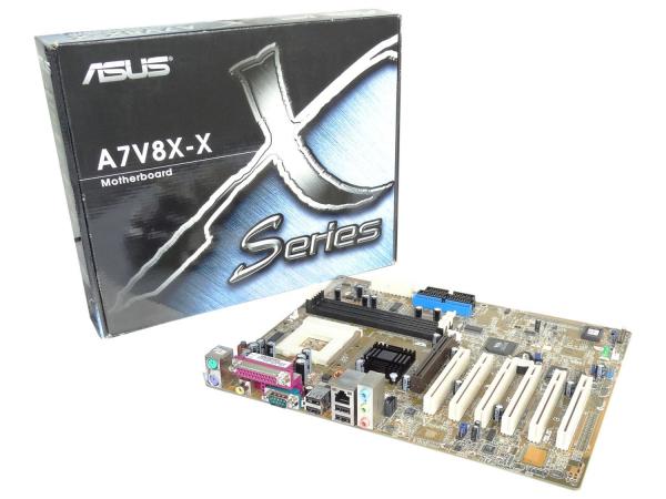 Placa Mãe Asus Socket A7V8X-X AMD Barton - Thoroughbred /Athlon XP/ Athlon/Duron 2.25
