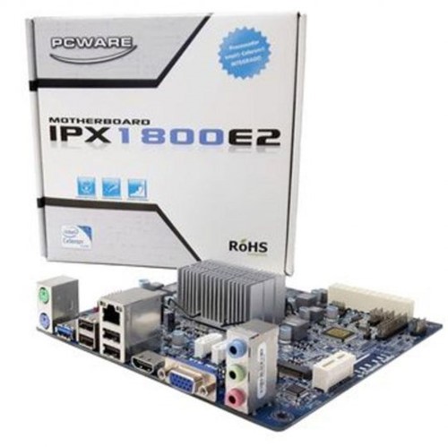 Placa Mãe PCWare IPX1800E2 Mini ITX com Intel Celeron J1800