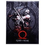Placa Metal Decorativa - God of War
