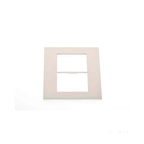 Placa para 3 Postos Separados Arteor Pearl Alumínio 4x4